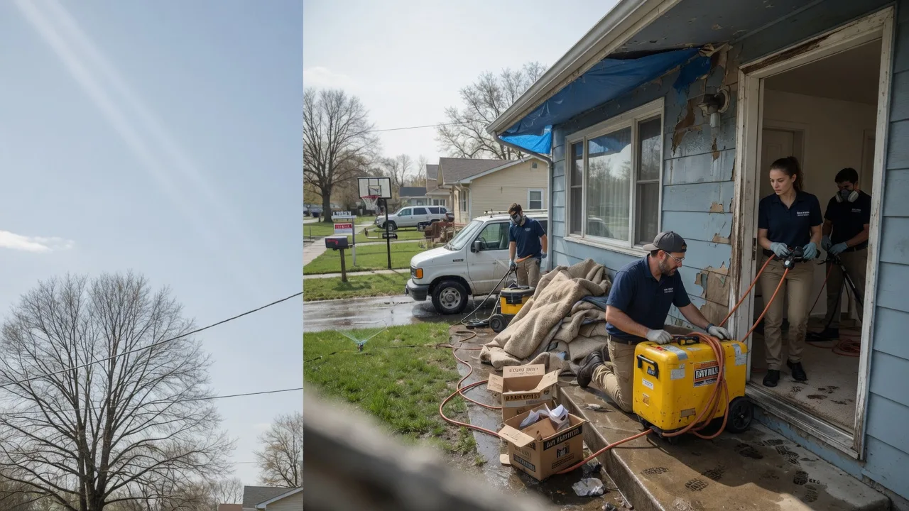Basement Flood Cleanup in De Valls Bluff, AR near me
